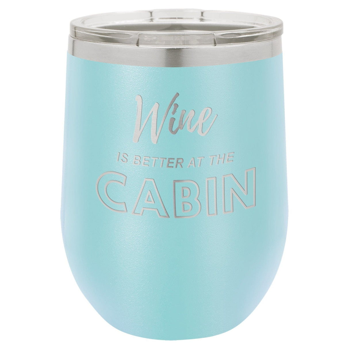 Wine Cabin 12 oz Wine Tumbler - Powder Coated