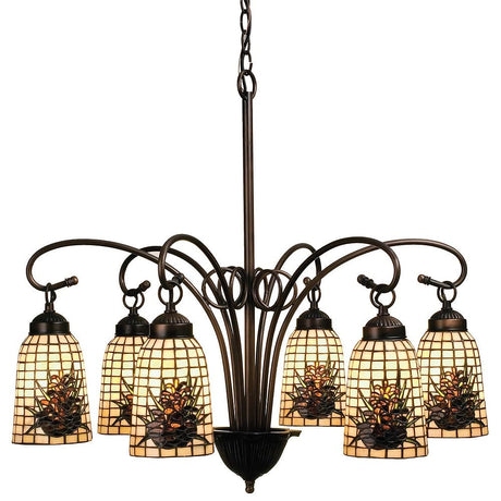 Adirondack Pinecone Chandelier