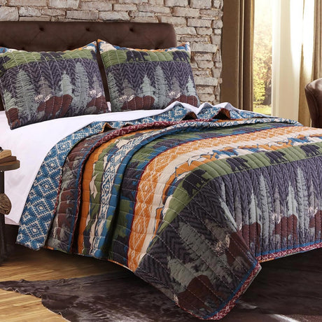 Alpine Bear Quilt Set