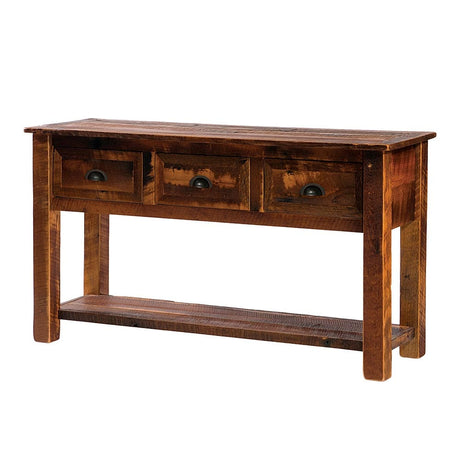 Barnwood Console Table