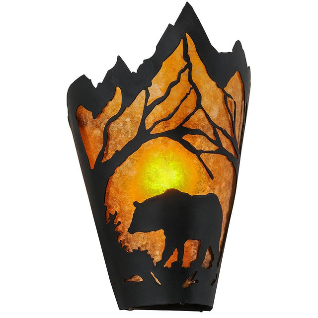 Bear Mountain Top Wall Sconce