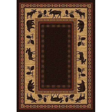 Bridger Wildlife Lodge Area Rug