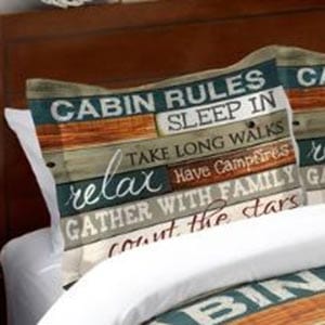 Cabin Inspiration Standard Sham