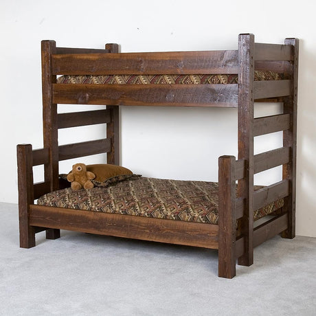 Caldwell Brook Woodrow Dark Barnwood Bunk Bed