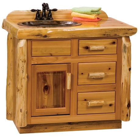 Cedar Log 42" Vanity