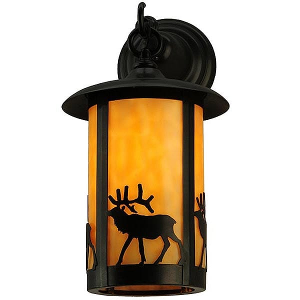 Elk Hanging Wall Lantern Sconce