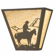 Frontier Cowboy Wall Sconce