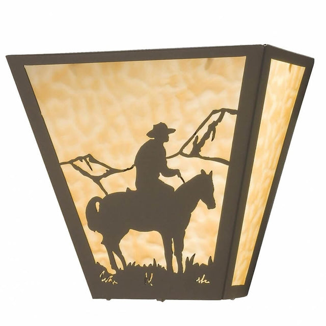 Frontier Cowboy Wall Sconce