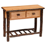 Hickory 2 Drawer Sofa Table