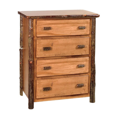 Hickory 4 Drawer Chest