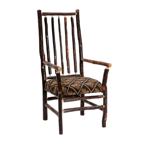 Hickory High Back Spoke Back Arm Chair