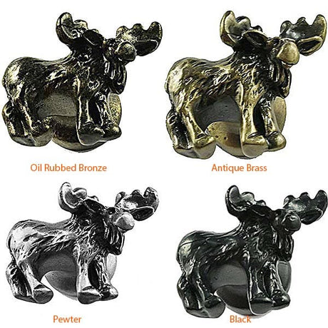 Humorous Moose Cabinet Knob