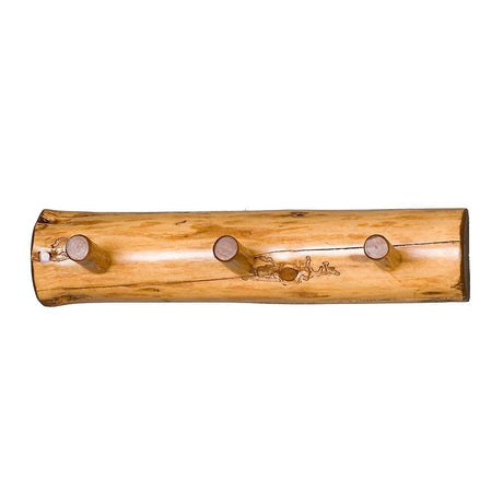 Log Coat Rack