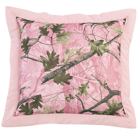 Luxury Pink Camo Euro Sham