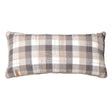 Misty Plaid Rectangular Pillow