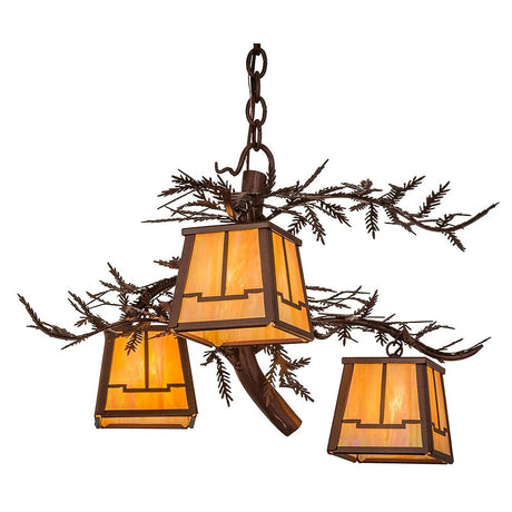 Pine Bough Chandelier