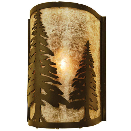 Pine Trees Wall Sconce