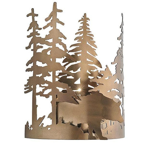 Ponderosa Bear Wall Sconce