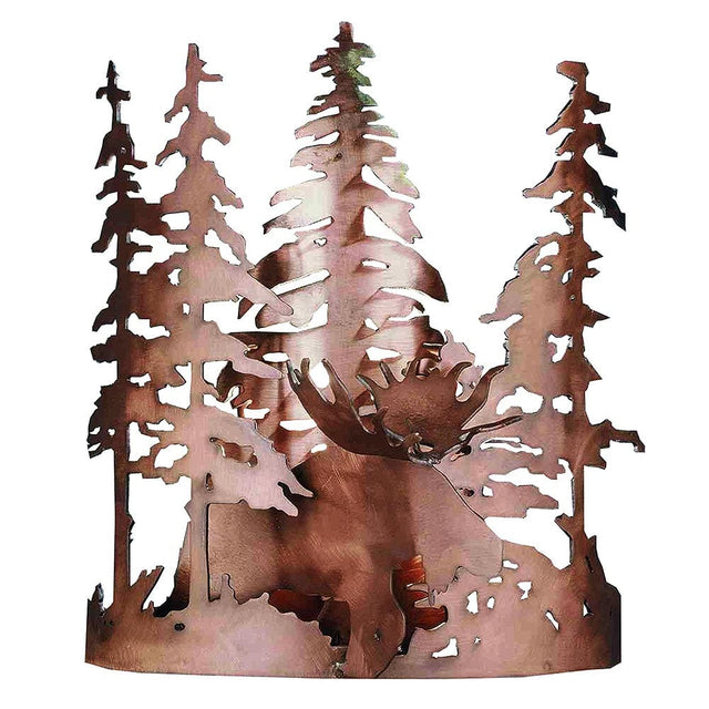 Ponderosa Moose Wall Sconce