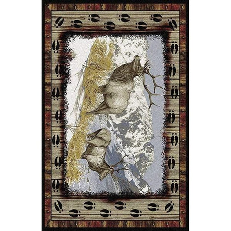 Ridgeline Elk 4 x 6 Rug