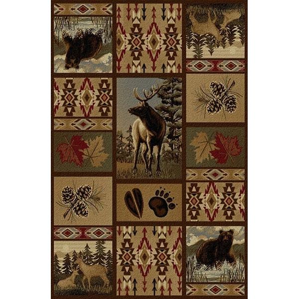 Rocky Mountain Wildlife Area Rug