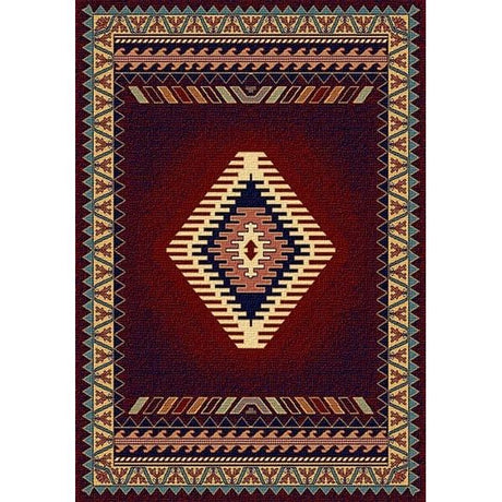 Saguaro Burgundy Area Rug