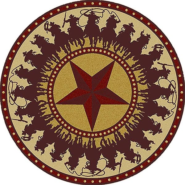 Sheriff's Posse 8' Round Rug