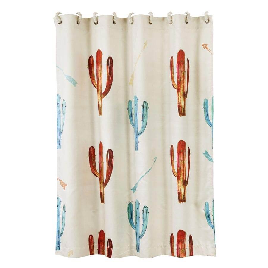 Southwest Cactus Shower Curtain