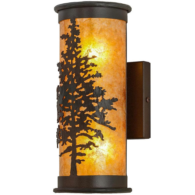 Tamarack Amber Mica Wall Sconce