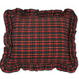 Wooded River Bear Plaid Euro Shams