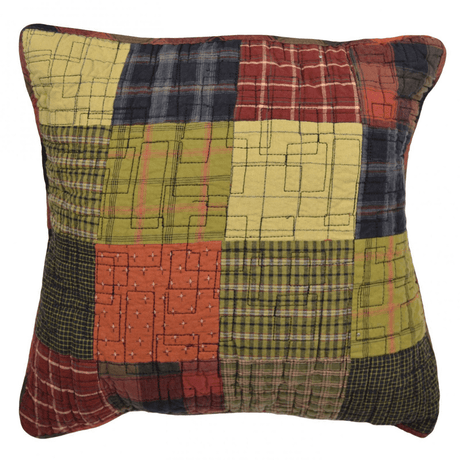 Woodland Square Plaid Pillow